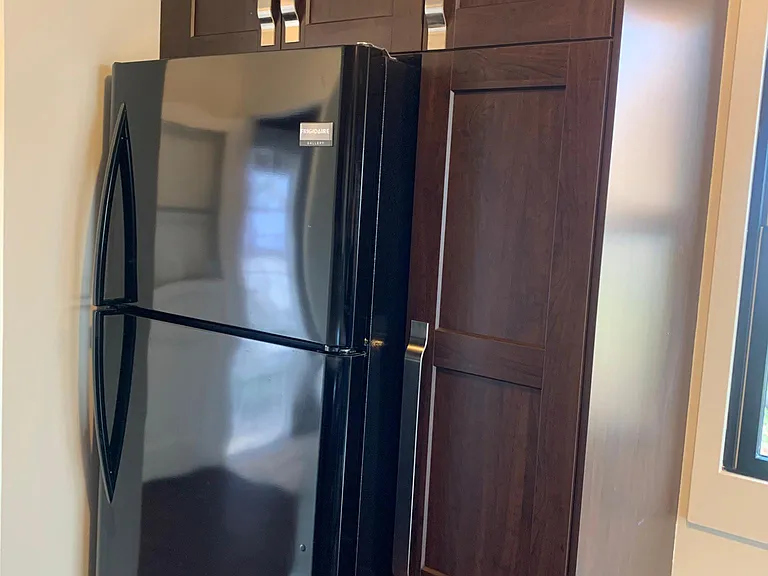 Ample cabinetry