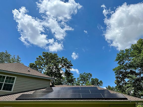 Side yard garage roof solar 