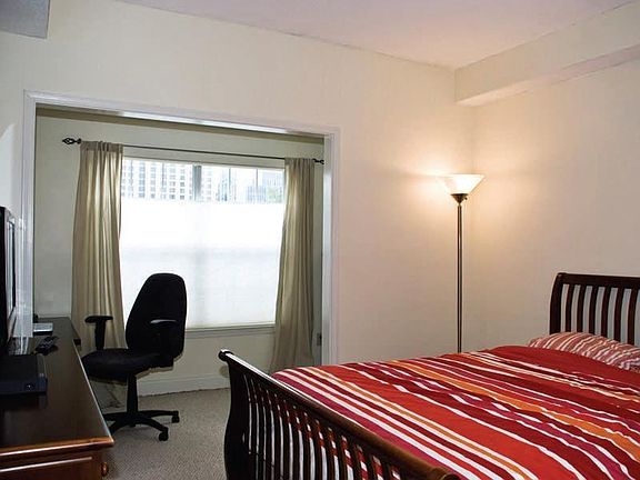 Bedroom and connected office