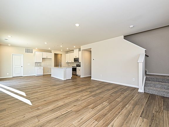 Customize the great room for movie or game night with guests.