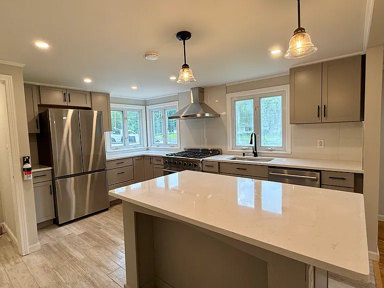 kitchen with island