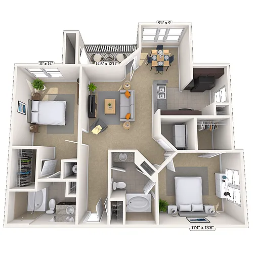 Floor plan 22C