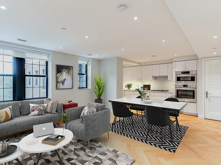 The Stanton spacious one bedroom unit with ample natural light and large living space