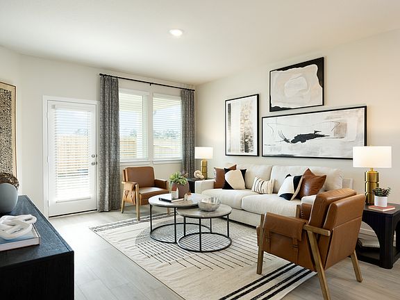 Granger Pointe Glacier Living Room