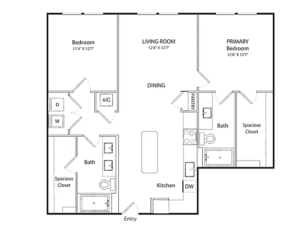 Floor plan B1- HC AH 80