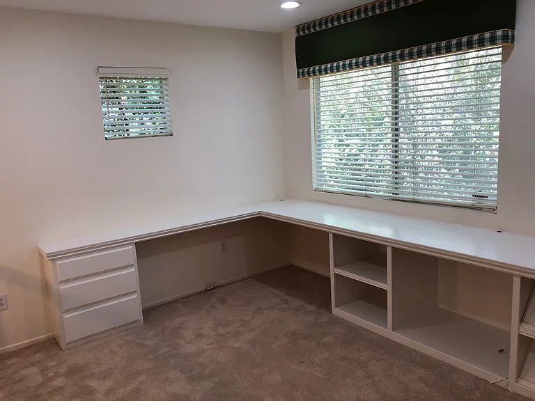 Loft with built in desk
