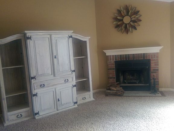 Family room with fireplace