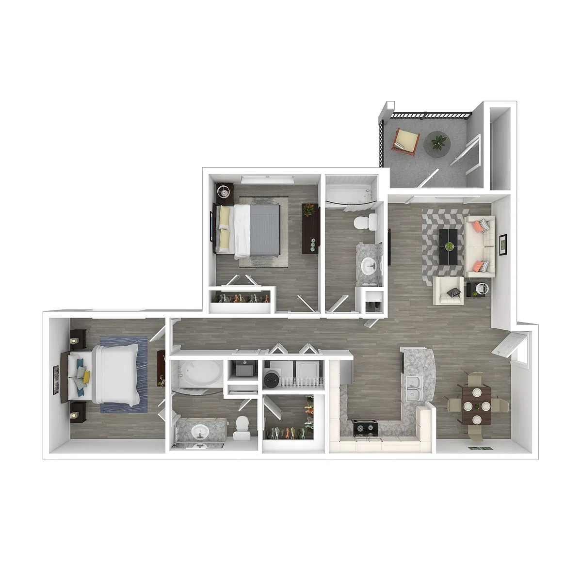 Floor plan 2X2