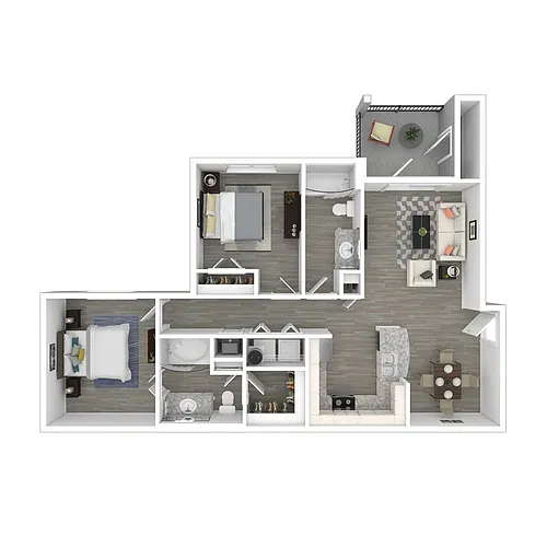 Floor plan 2X2