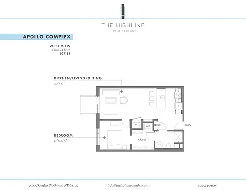 Floor plan Apollo Complex