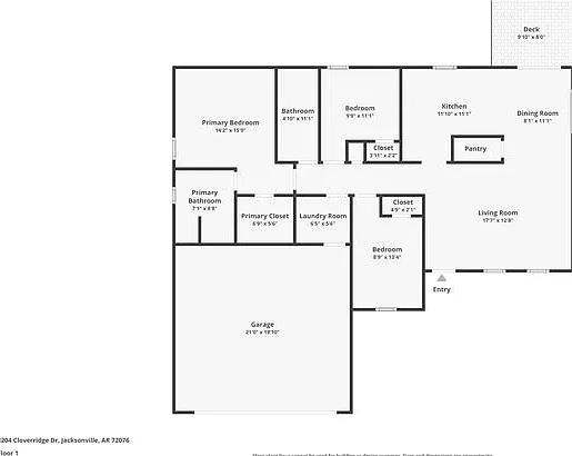 3 bed, 2.0 bath, 1226 sqft, $1,495 — Photo 2