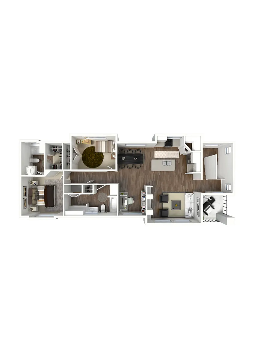 Floor plan 3 Beds