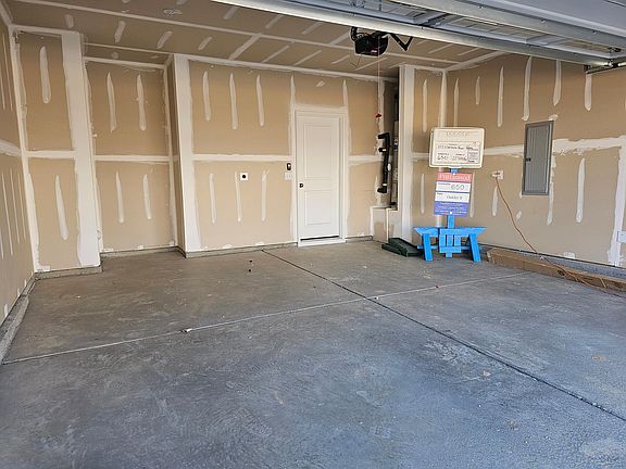 2 car garage with EV charger