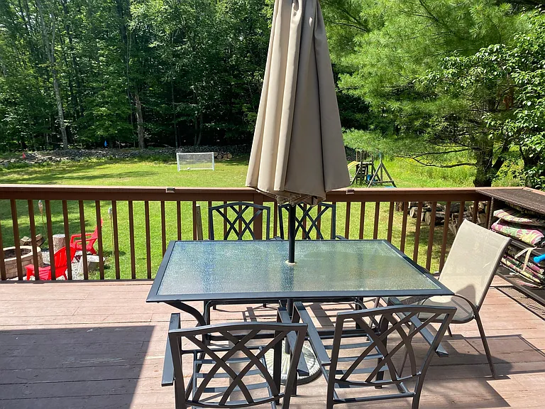 deck with grill