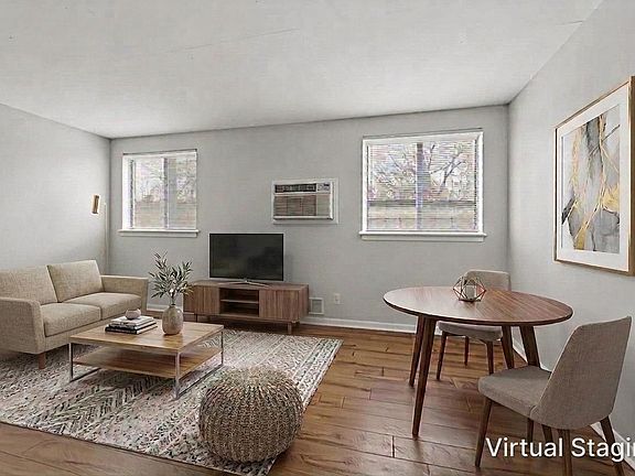 Living Room with Virtually Staged Design