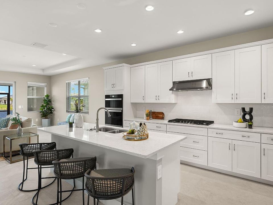 Gourmet kitchen with large center island