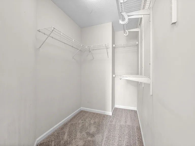 Primary Bedroom Features Two Walk-In Closets