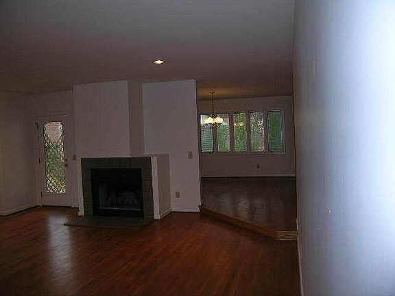 Wood burning fireplace