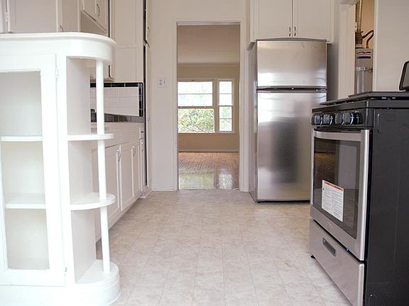 Kitchen looking into the living room