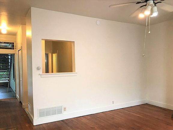 Dining area with pass-through from kitchen