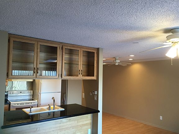 kitchen into dining area
