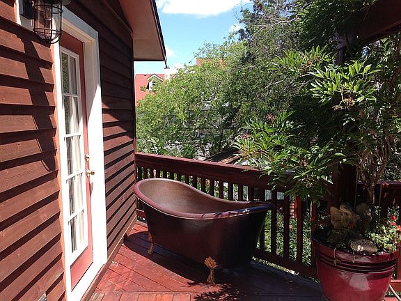70" copper soaking tub