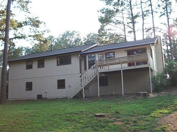 Back of home. Large, level lot