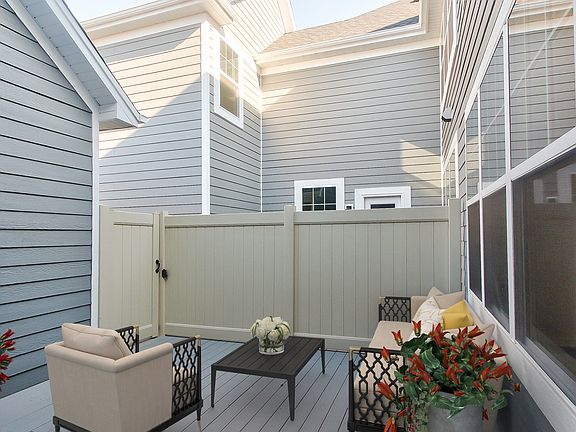 Outdoor entertaining space