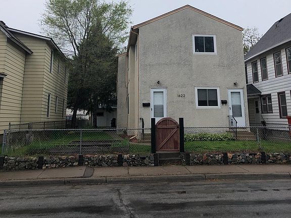 Duplex exterior- shared exterior space with lower unit.