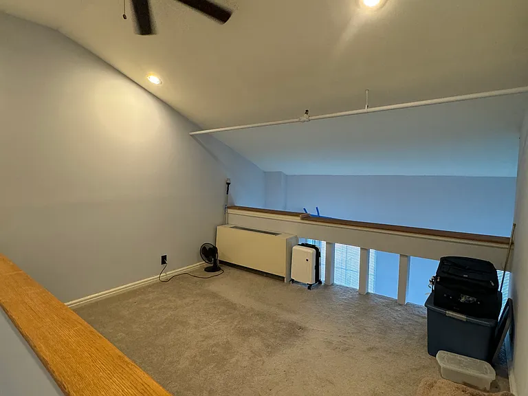 Lofted bedroom