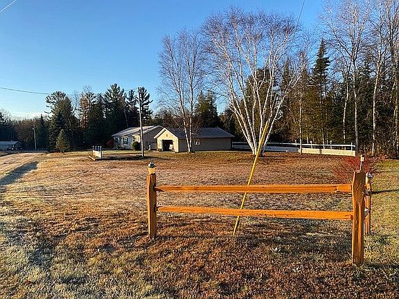 Right corner of property
