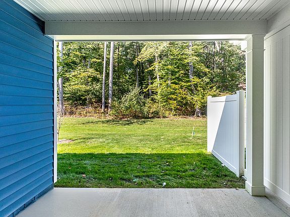 Covered patio for relaxing
