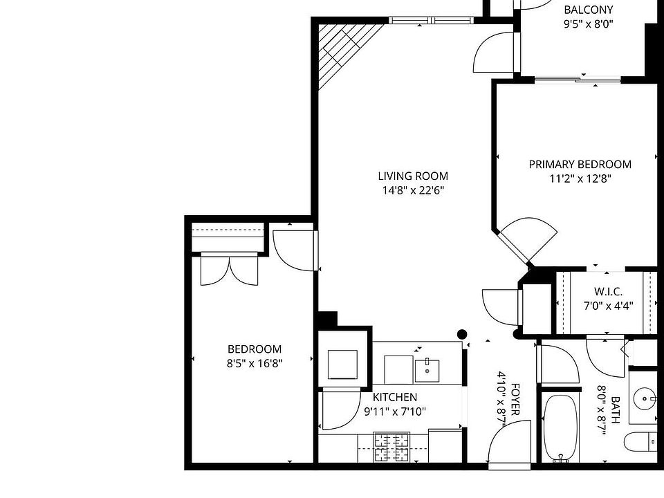 2nd image of 901 N Monroe St APT 1414
