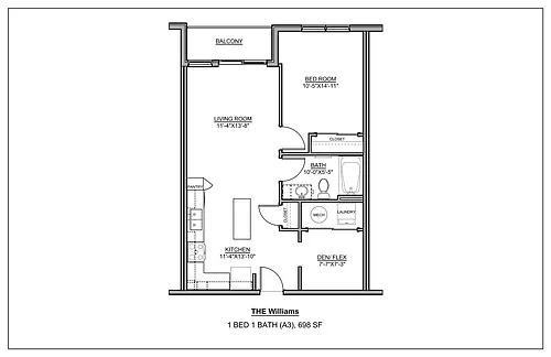 Floor plan The Williams