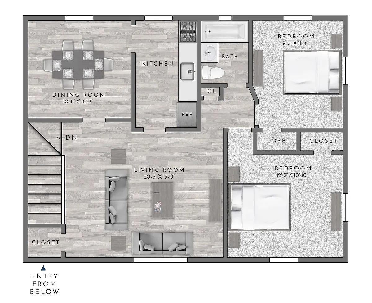 Floor plan B1 - 2X1
