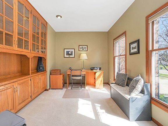 With built in shelving