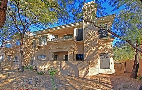 This is the view of the condo from near the pool!