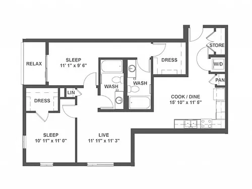 Floor plan C4c