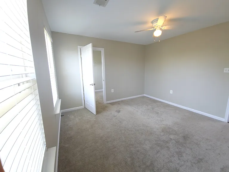 View to walk-in closet from Bedroom #3