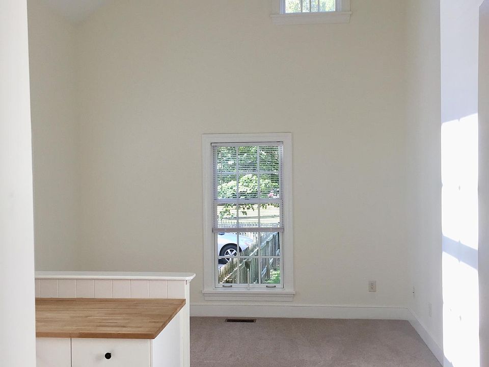 Partial view of living room from entry door