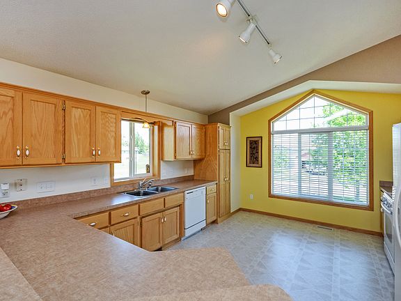 Bright and open kitchen.