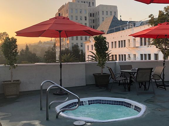 Rooftop Jacuzzi at 1853 Whitley Ave