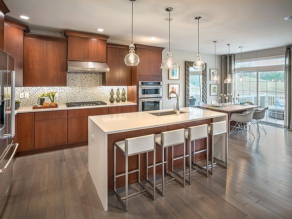 Spacious Kitchen with Large Center Island