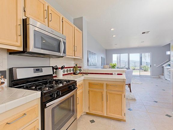Garage leads directly into the kitchen.