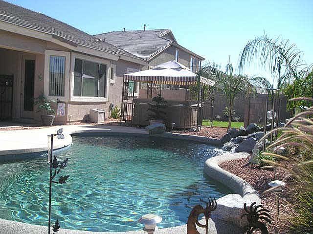 Resort-like backyard