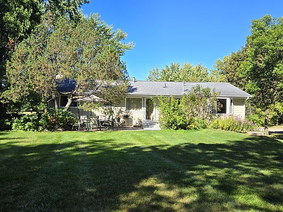 View of the house from the back lot