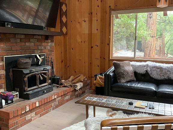 Wood Stove in living room