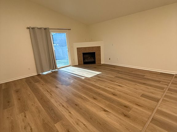 Family room with gas fireplace