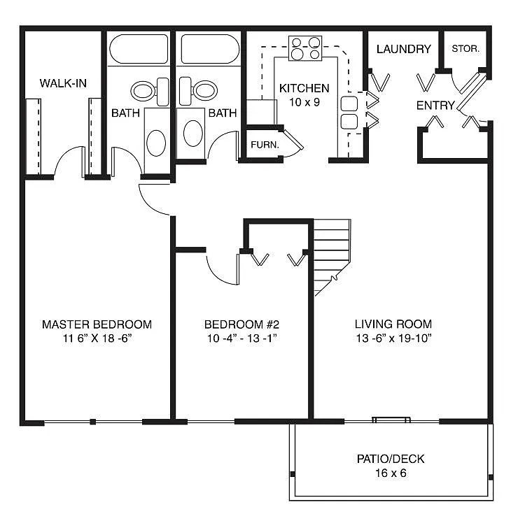 Floor plan Americana Loft