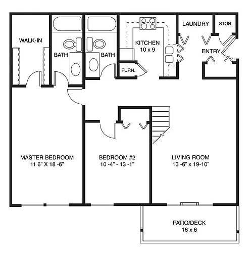 Floor plan Americana Patio
